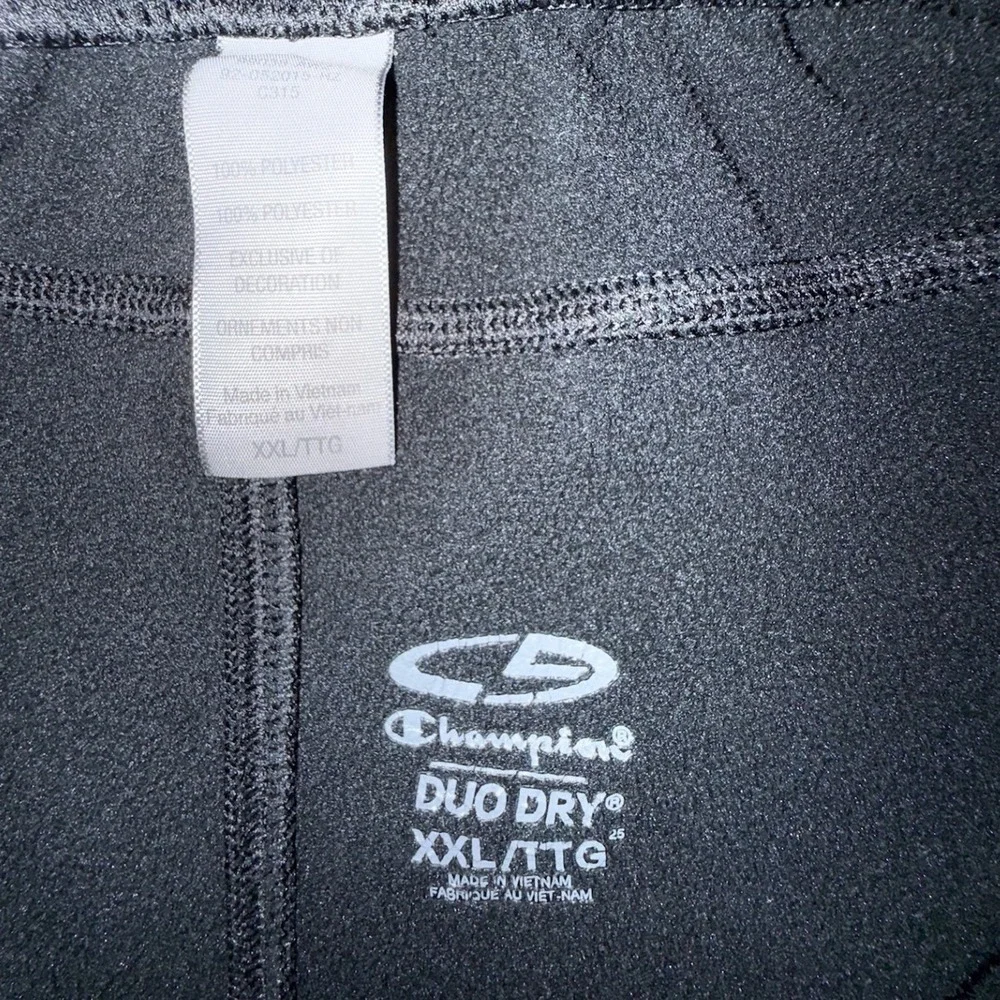 Champion Duo Dry Mens Athletic Shorts Black XXL Performance Gym Training 0914